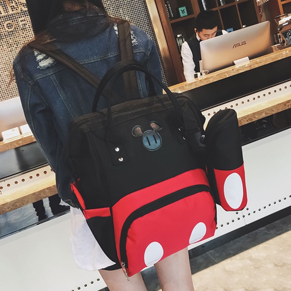 Mickey Mouse Large Capacity Backpack Diaper Bag - Picture 3 of 16